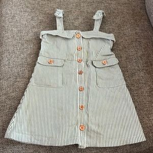 Janie and Jack striped denim dress, size 4